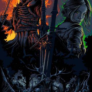 Witcher art wallpaper
