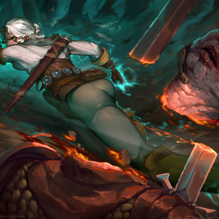 Witcher art wallpaper