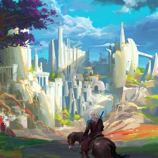 Witcher art wallpaper