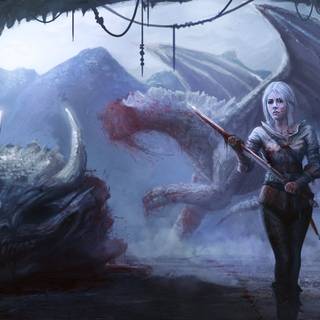 Witcher art wallpaper