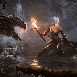 Witcher art wallpaper