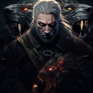Witcher art wallpaper