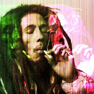 Bob Marley weed wallpaper