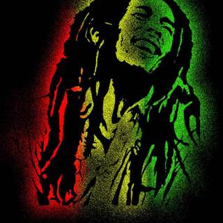Bob Marley weed wallpaper