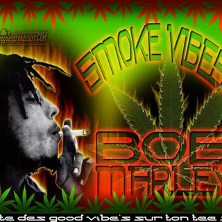 Bob Marley weed wallpaper