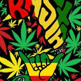 Bob Marley weed wallpaper
