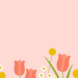 Spring flowers phone wallpaper