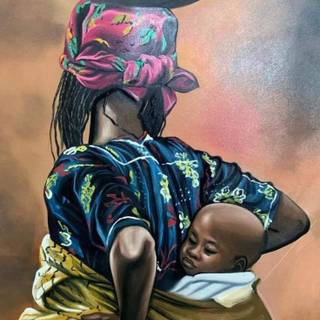 African mother wallpaper