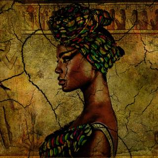 African mother wallpaper