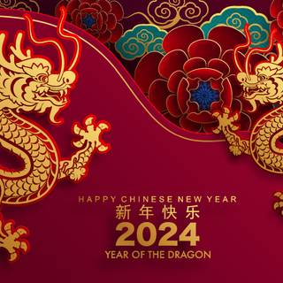 Gong Xi Fa Cai 2024 wallpaper
