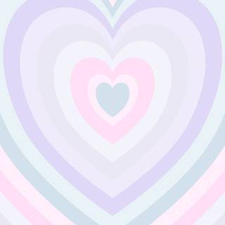 Pastel hearts wallpaper