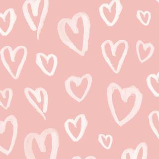 Pastel hearts wallpaper