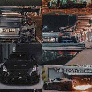 Cars collage wallpaper