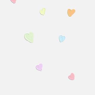 Pastel hearts wallpaper