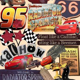 Cars collage wallpaper