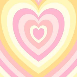 Pastel hearts wallpaper