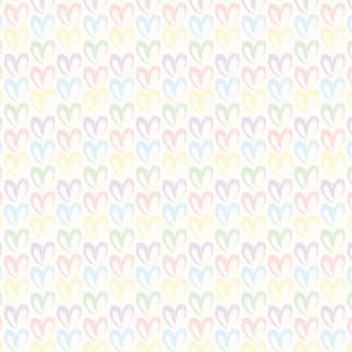 Pastel hearts wallpaper