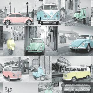 Cars collage wallpaper