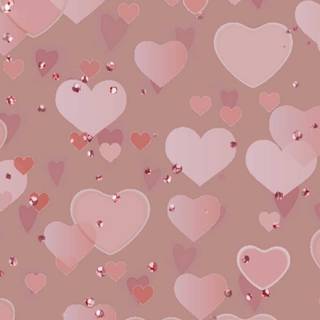 Pastel hearts wallpaper