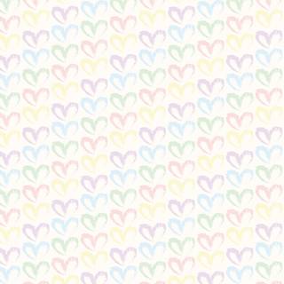 Pastel hearts wallpaper