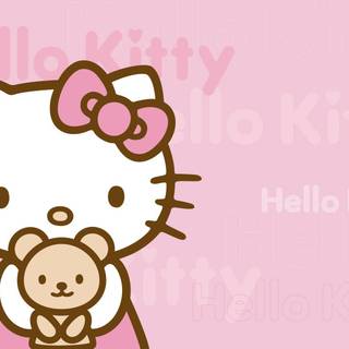 Hello Kitty pastel Chromebook wallpaper