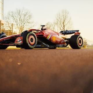 Ferrari F1 car 2024 wallpaper