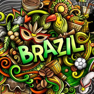 Doodle cartoon wallpaper