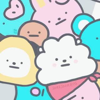 Doodle cartoon wallpaper