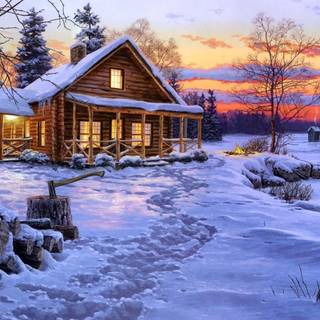 Cozy winter 1920x1200 wallpaper