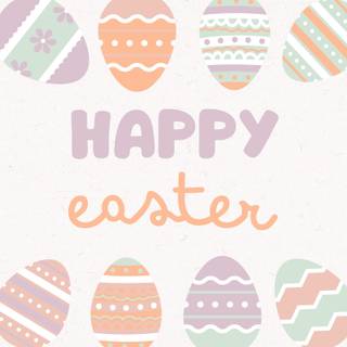 Happy Easter notes wallpaper