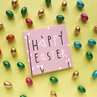 Happy Easter notes wallpaper