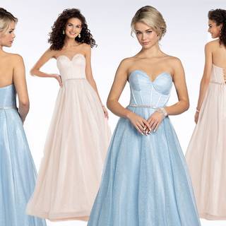 Blue formal dresses wallpaper