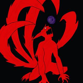 Naruto four tails wallpaper