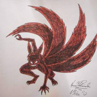 Naruto four tails wallpaper