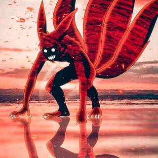 Naruto four tails wallpaper