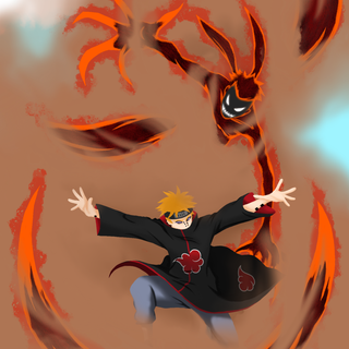 Naruto four tails wallpaper
