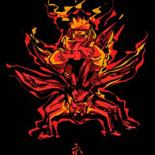 Naruto four tails wallpaper