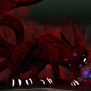 Naruto four tails wallpaper