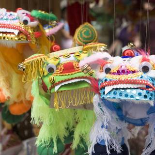 Dragon dance wallpaper