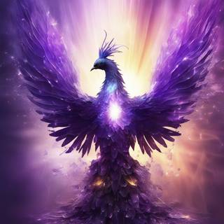 Purple Phoenix wallpaper