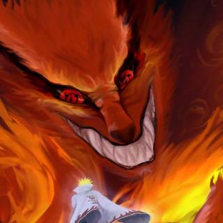 Naruto four tails wallpaper