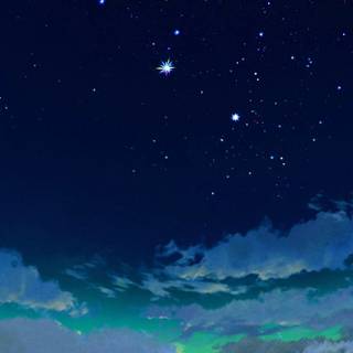 Ghibli night wallpaper