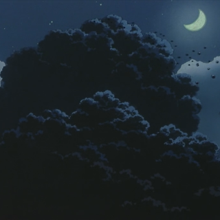 Ghibli night wallpaper