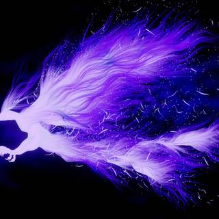 Purple Phoenix wallpaper