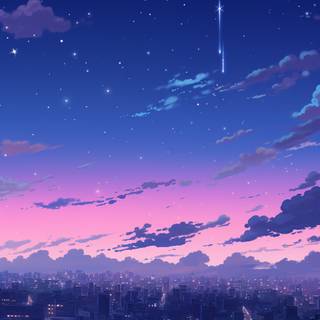 Ghibli night wallpaper