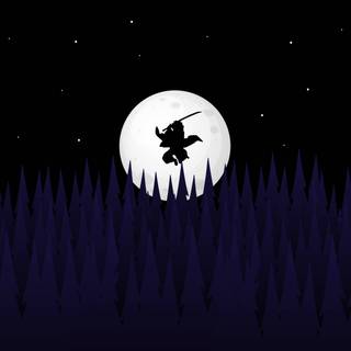 Tanjiro moon wallpaper