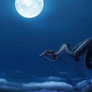 Ghibli night wallpaper