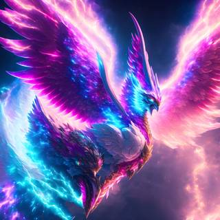 Purple Phoenix wallpaper