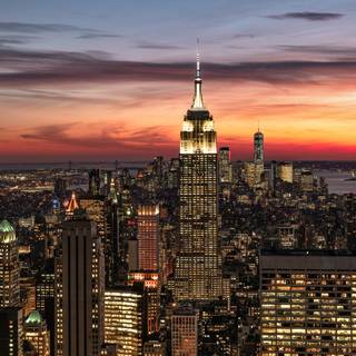 Sunset New York wallpaper