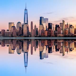 Sunset New York wallpaper